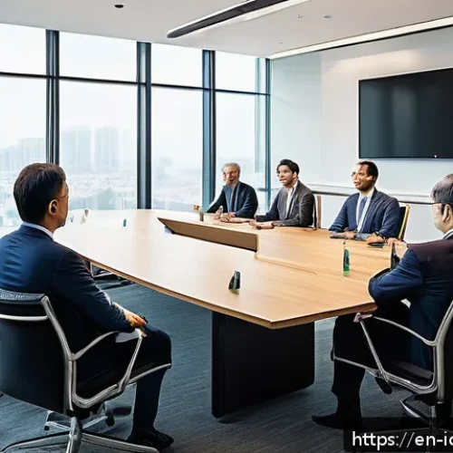 국제커뮤니케이션 실습 과제 - A professional international business meeting scene showing diverse participants from high-context a...